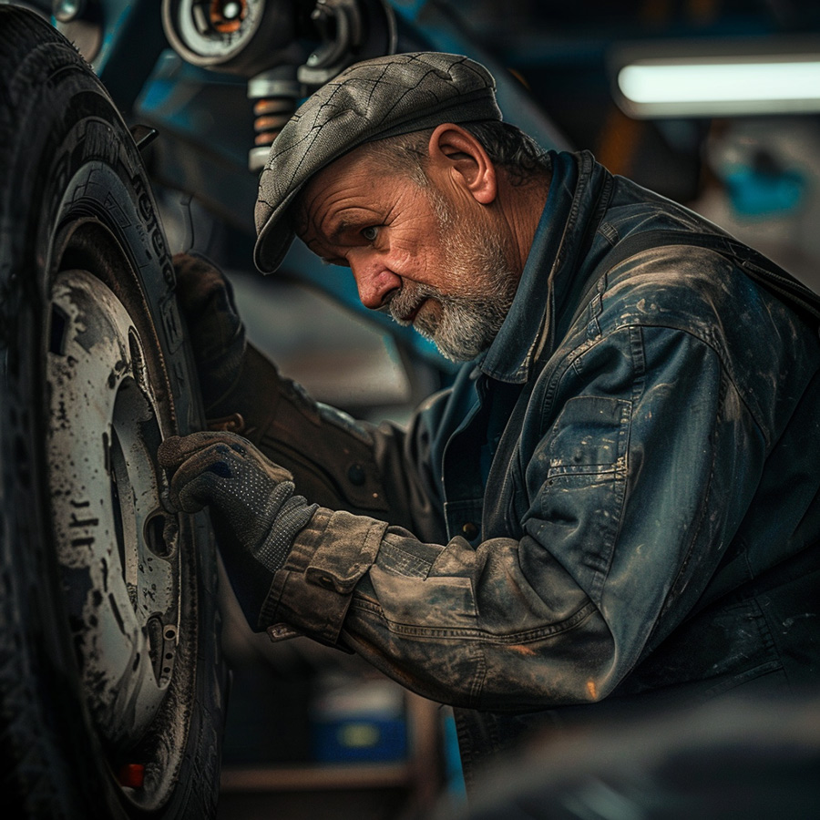 Wheel repair vertex collision